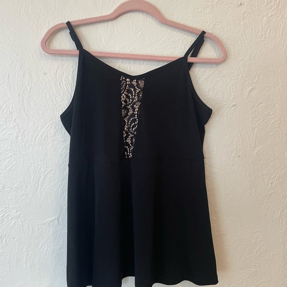 Torrid Black Babydoll Tank